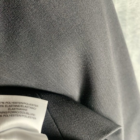 Le Suit Women's Blazer Jacket 12 Gray Notch Collar Career Office Formal NWT - Picture 6 of 10